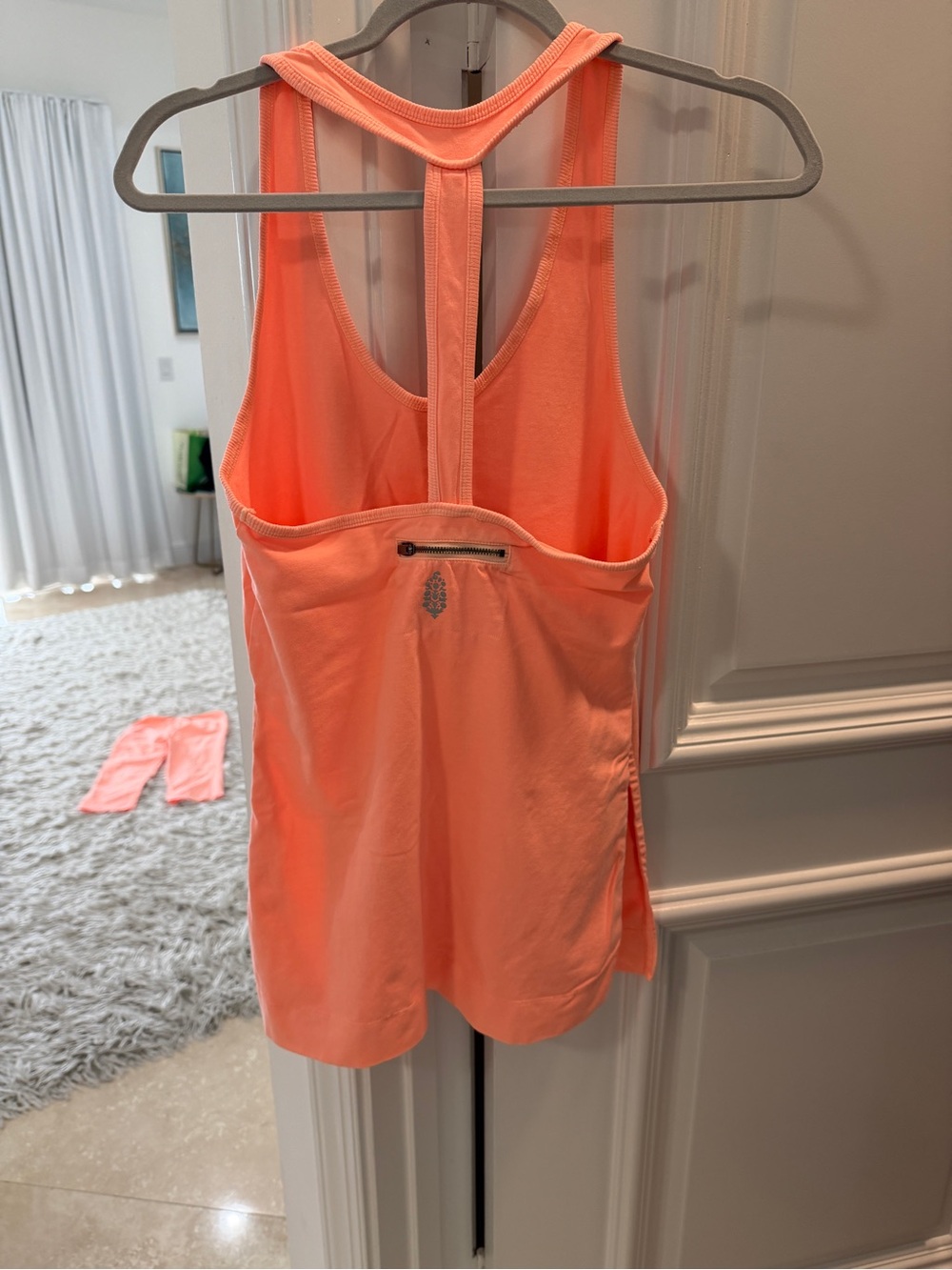 FP Movement Free People Hot Shot Bare It All Set Coral Peach XS - Picture 4 of 6